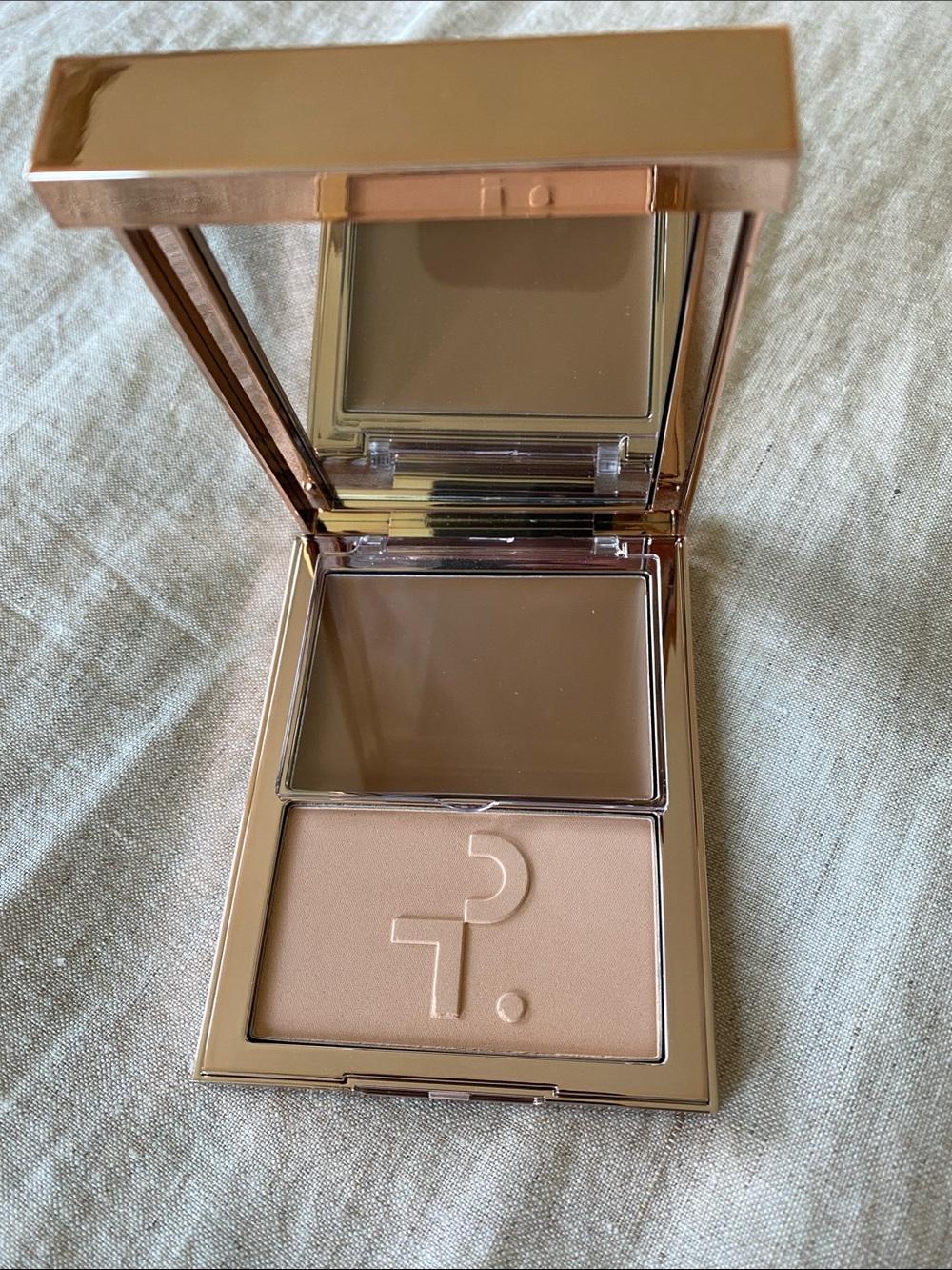 Patrick Ta For Face crème foundation & finishing powder duo color medium 1